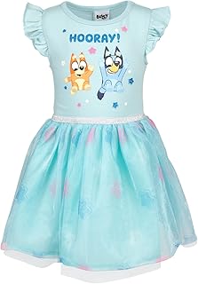 Bluey Bingo Girls Dress Toddler to Big Kid