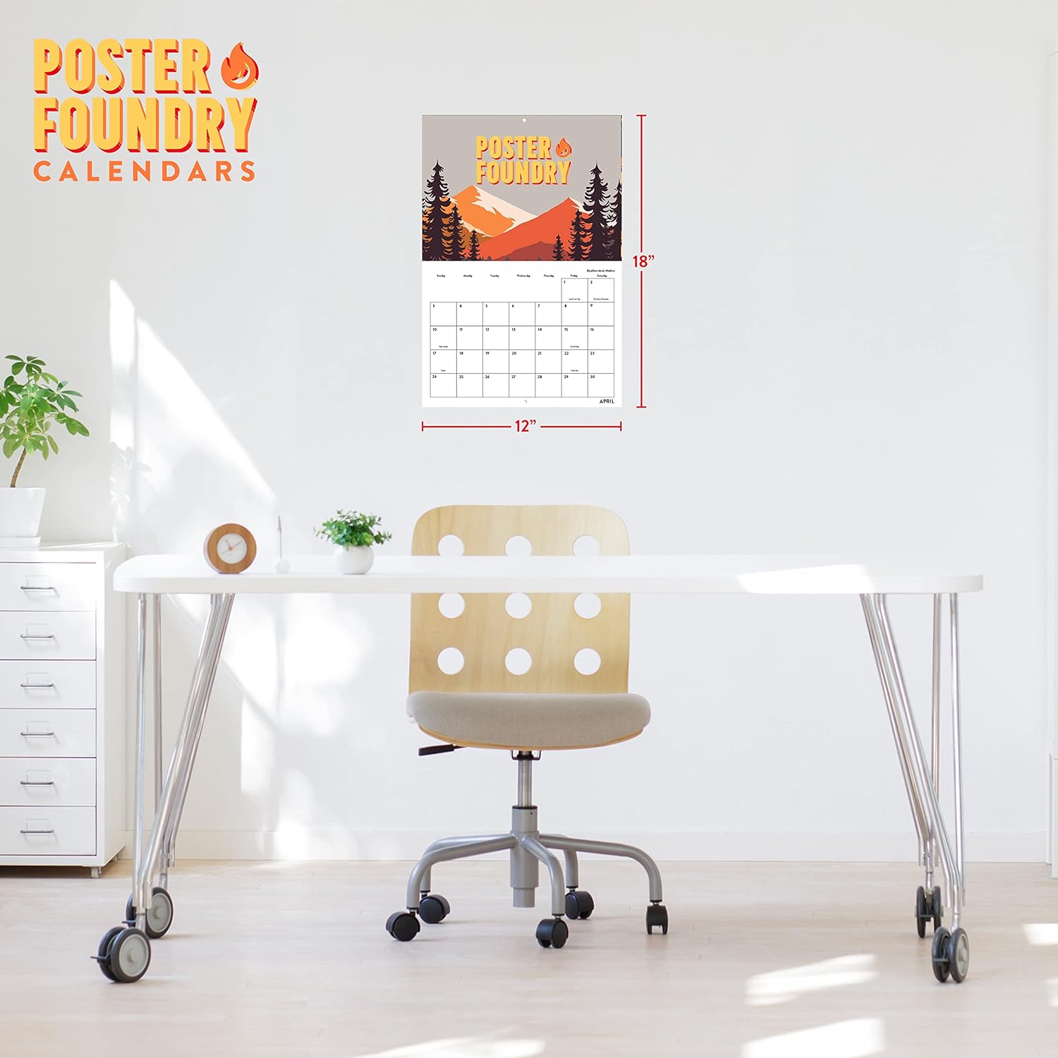 Panda Calendar 2025 Panda Gifts Monthly Wall Calender 12 Month-3