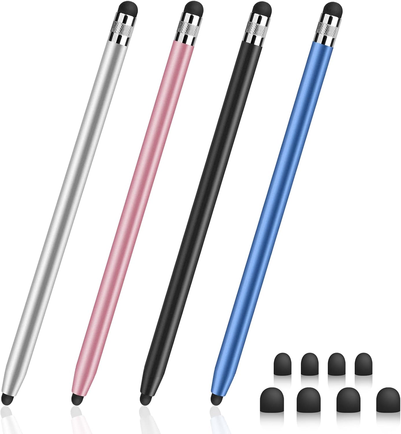 Stylus for Touch Screens, Digiroot 4-Pack Stylus Pens High Sensitivity & Precision Capacitive Stylus for iPhone/iPad Pro/Tablets/Samsung/Galaxy/PC……-0