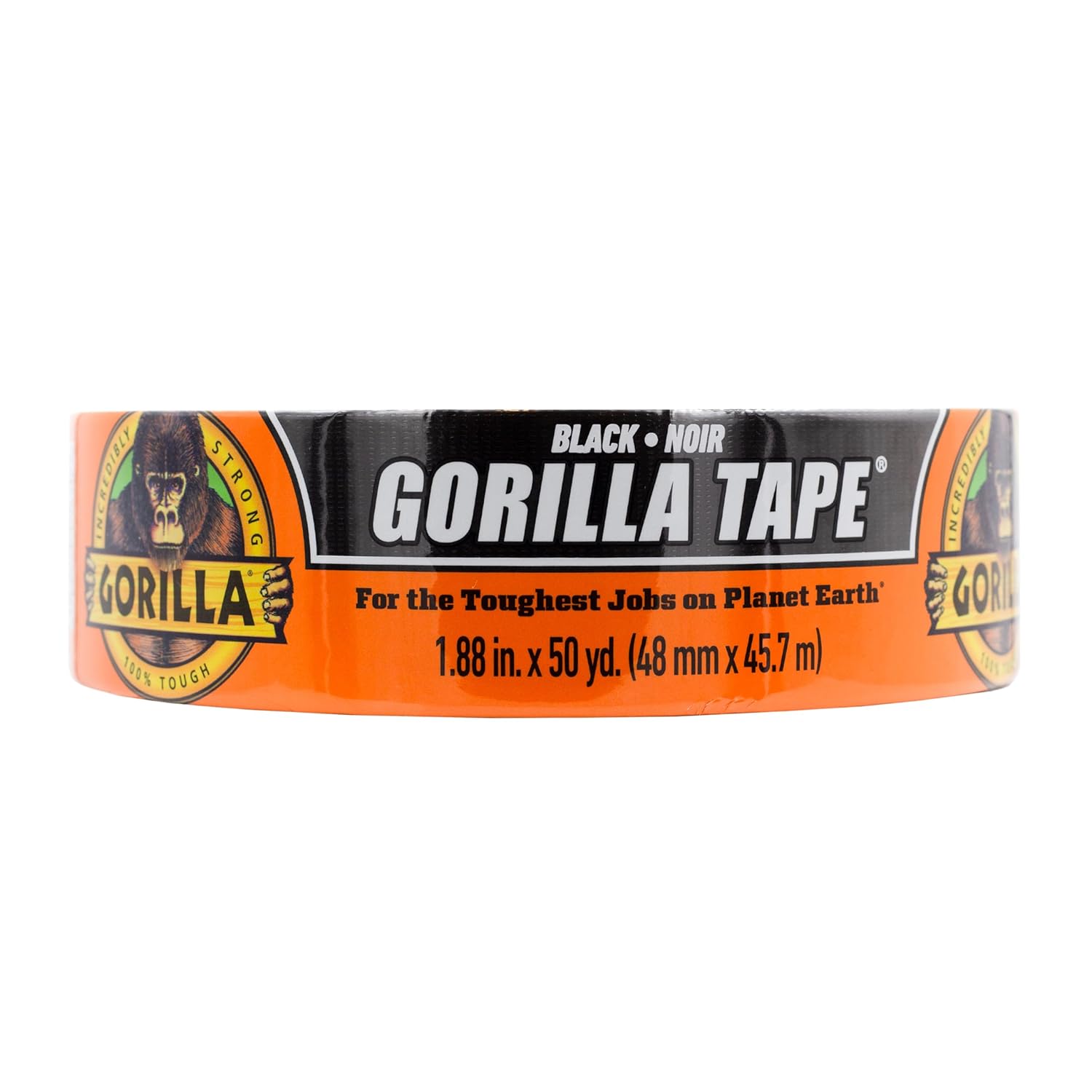 Gorilla Duct Tape, 1.88" x 50yd, Black-0