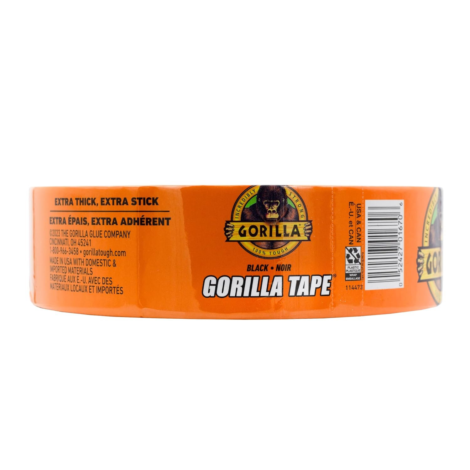 Gorilla Duct Tape, 1.88" x 50yd, Black-5