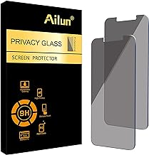 Ailun Privacy Screen Protector for iPhone 14 / iPhone 13 / iPhone 13 Pro [6.1 Inch] 2 Pack Anti Spy Private Tempered Glass Anti-Scratch Case Friendly [Not for iPhone 13 Pro Max] [2 Pack]