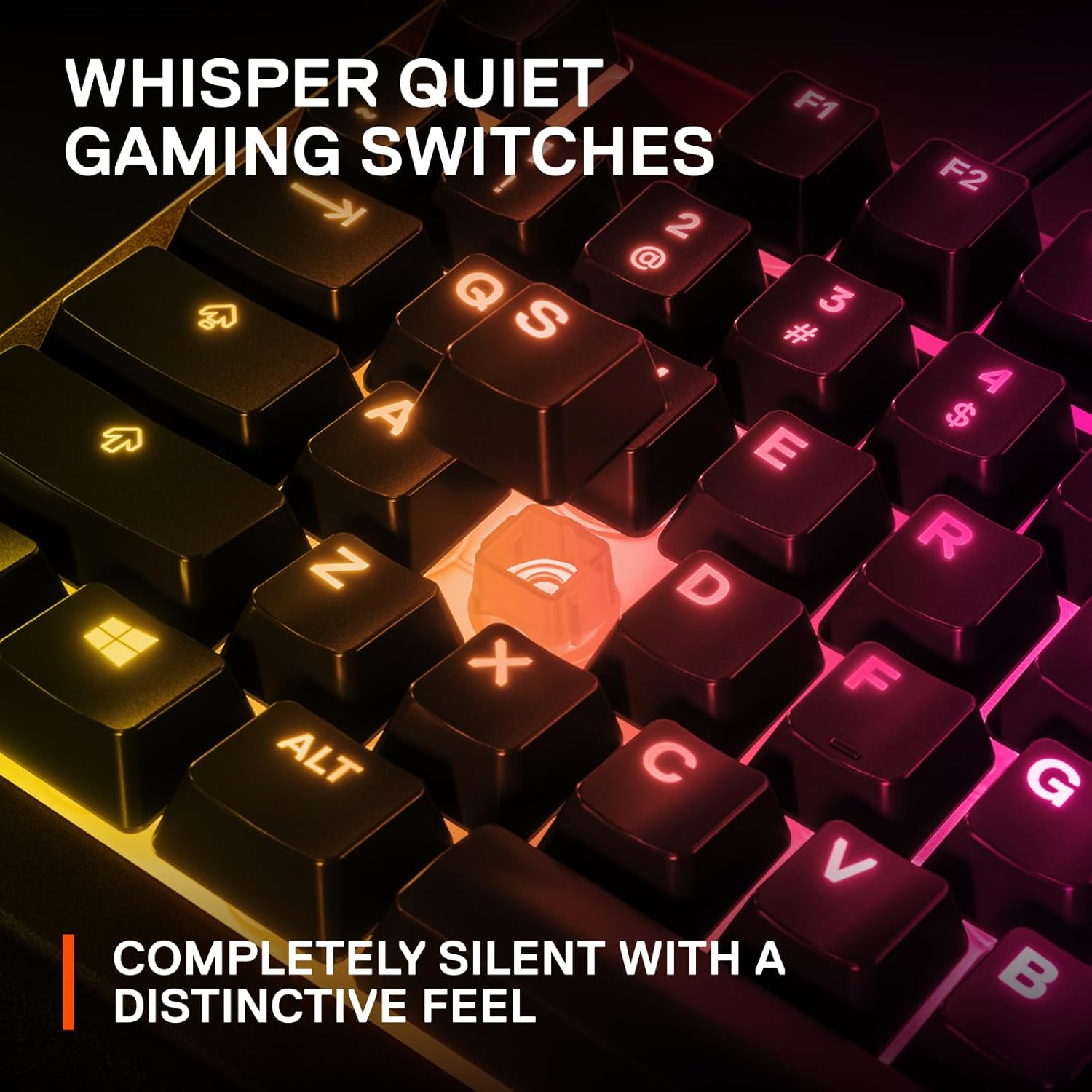 SteelSeries Apex 3 TKL RGB Gaming Keyboard – Tenkeyless Compact Form Factor - 8-Zone RGB Illumination – IP32 Water & Dust Resistant – Whisper Quiet Gaming Switch – Gaming Grade Anti-Ghosting,Black-3