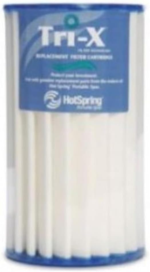 Hot Spring Spas Tri-X Ceramic Cartridge Filter Single 73250, white-0