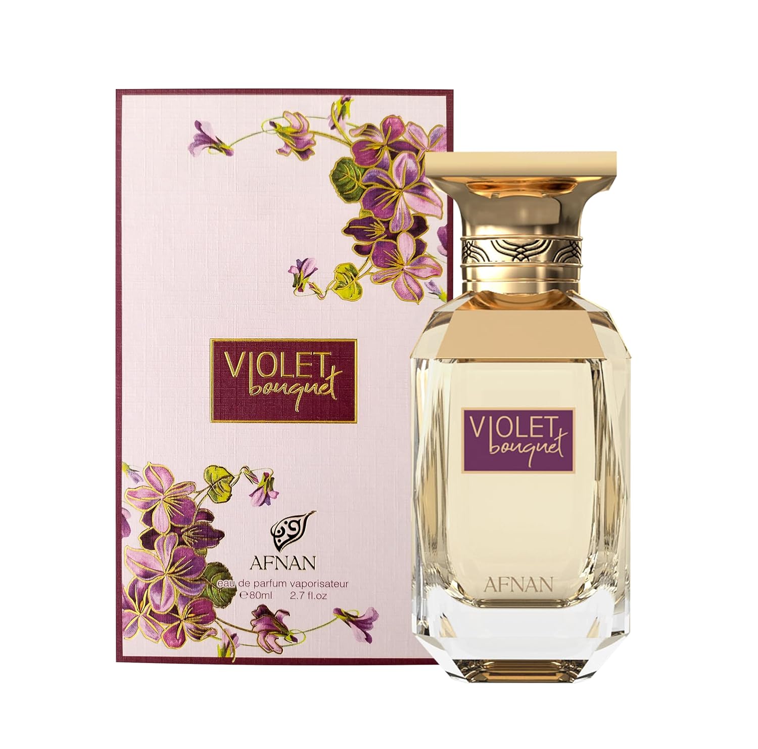 Afnan Violet Bouquet Eau de Parfum Spray for Women, 2.7 Ounce-0