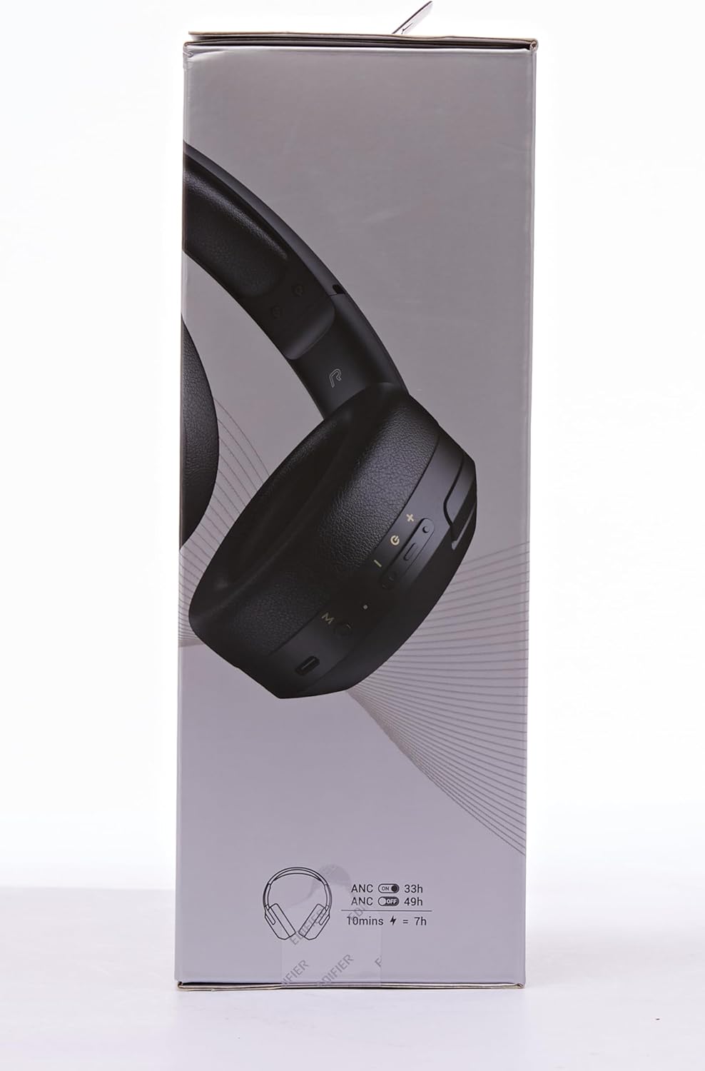 Edifier W820NB Plus Hybrid Active Noise Cancelling Headphones - LDAC Codec - Hi-Res Audio Wireless & Wired - Fast Charge - 49H Playtime - Over Ear Bluetooth V5.2 Headphones- Black-11