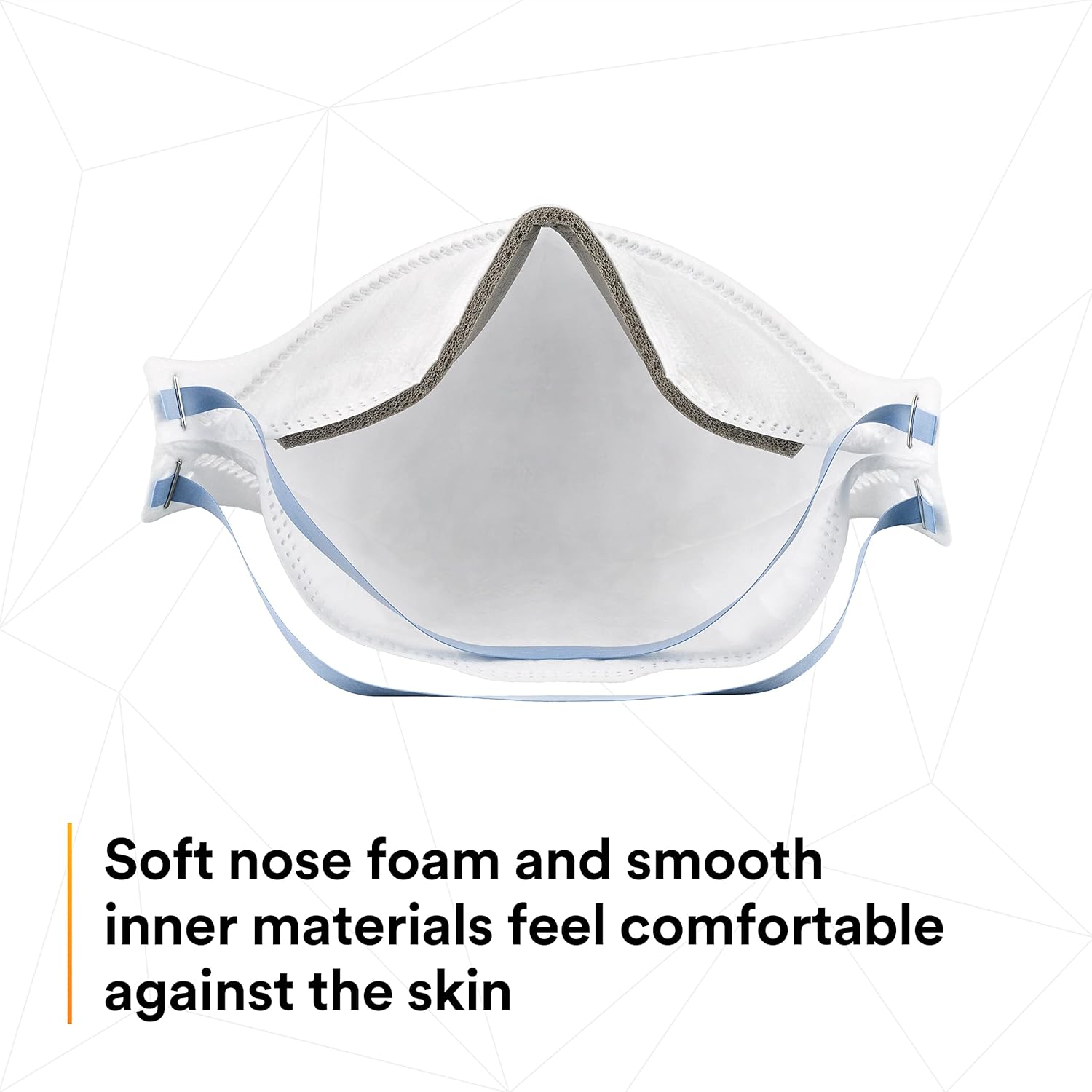 3M Aura Particulate Respirator 9205+, N95, Pack of 20 Disposable Respirators, Individually Wrapped, 3 Panel Flat Fold Design Allows for Facial Movements, Comfortable, NIOSH Approved, Smoke-7