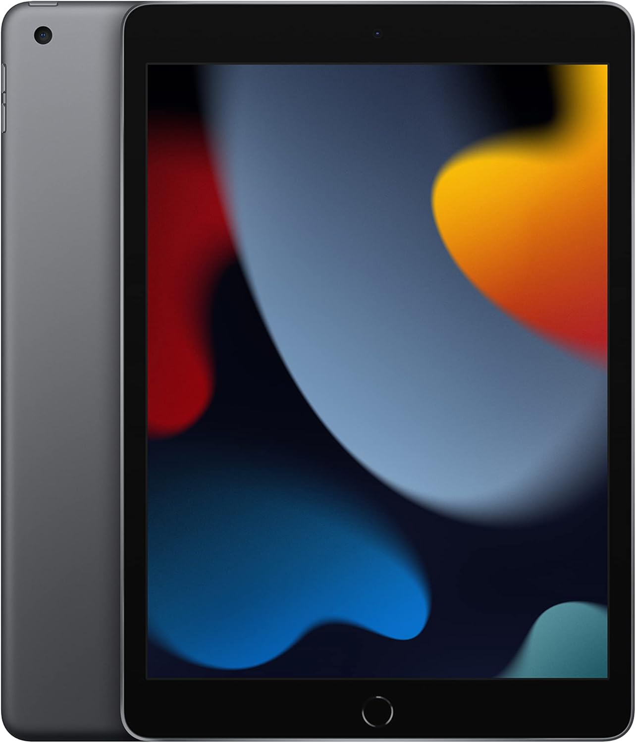 Apple iPad (9th Generation): with A13 Bionic chip, 10.2-inch Retina Display, 64GB, Wi-Fi, 12MP front/8MP Back Camera, Touch ID, All-Day Battery Life – Space Gray-0