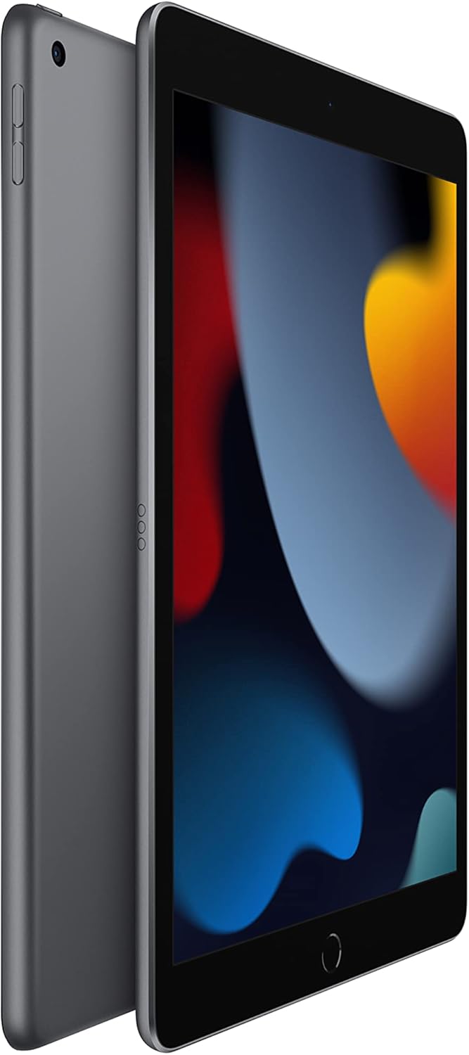 Apple iPad (9th Generation): with A13 Bionic chip, 10.2-inch Retina Display, 64GB, Wi-Fi, 12MP front/8MP Back Camera, Touch ID, All-Day Battery Life – Space Gray-1