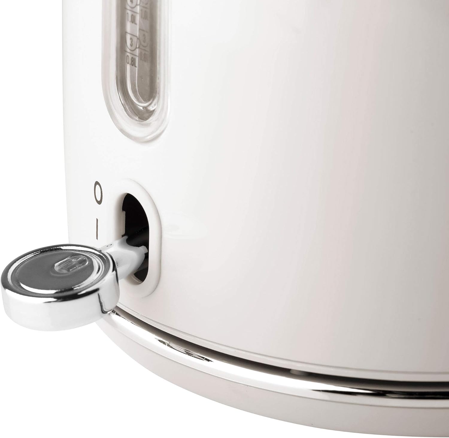 Haden Heritage 1.7 Liter Stainless Steel Body Retro Electric Tea Kettle with 2 Slice Wide Slot Stainless Steel Bread Toaster, White-6