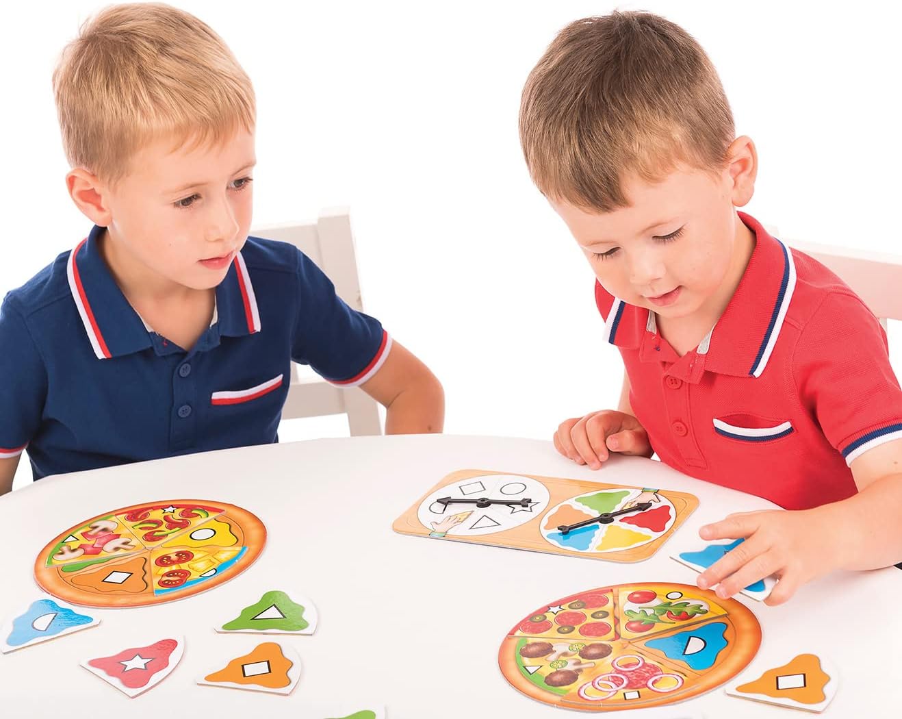 ORCHARD TOYS Moose Games, Pizza! Game. Match Colors and Shapes to Make a Perfect Pizza. for Ages 3-7 and 2-4 Players-2