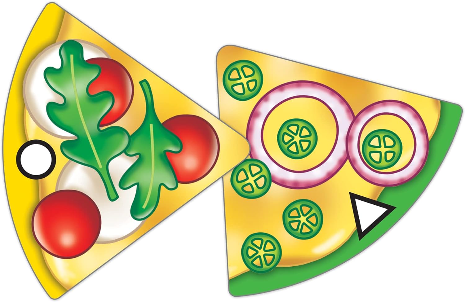 ORCHARD TOYS Moose Games, Pizza! Game. Match Colors and Shapes to Make a Perfect Pizza. for Ages 3-7 and 2-4 Players-5