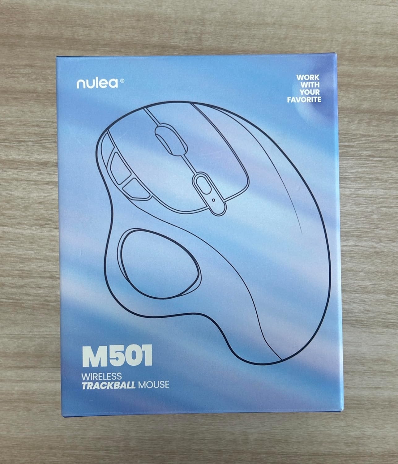 Nulea M501 Wireless Trackball Mouse, Rechargeable Ergonomic, Easy Thumb Control, Precise & Smooth Tracking, 3 Device Connection (Bluetooth or USB Receiver), Compatible for PC, Laptop, Mac, Windows.-7