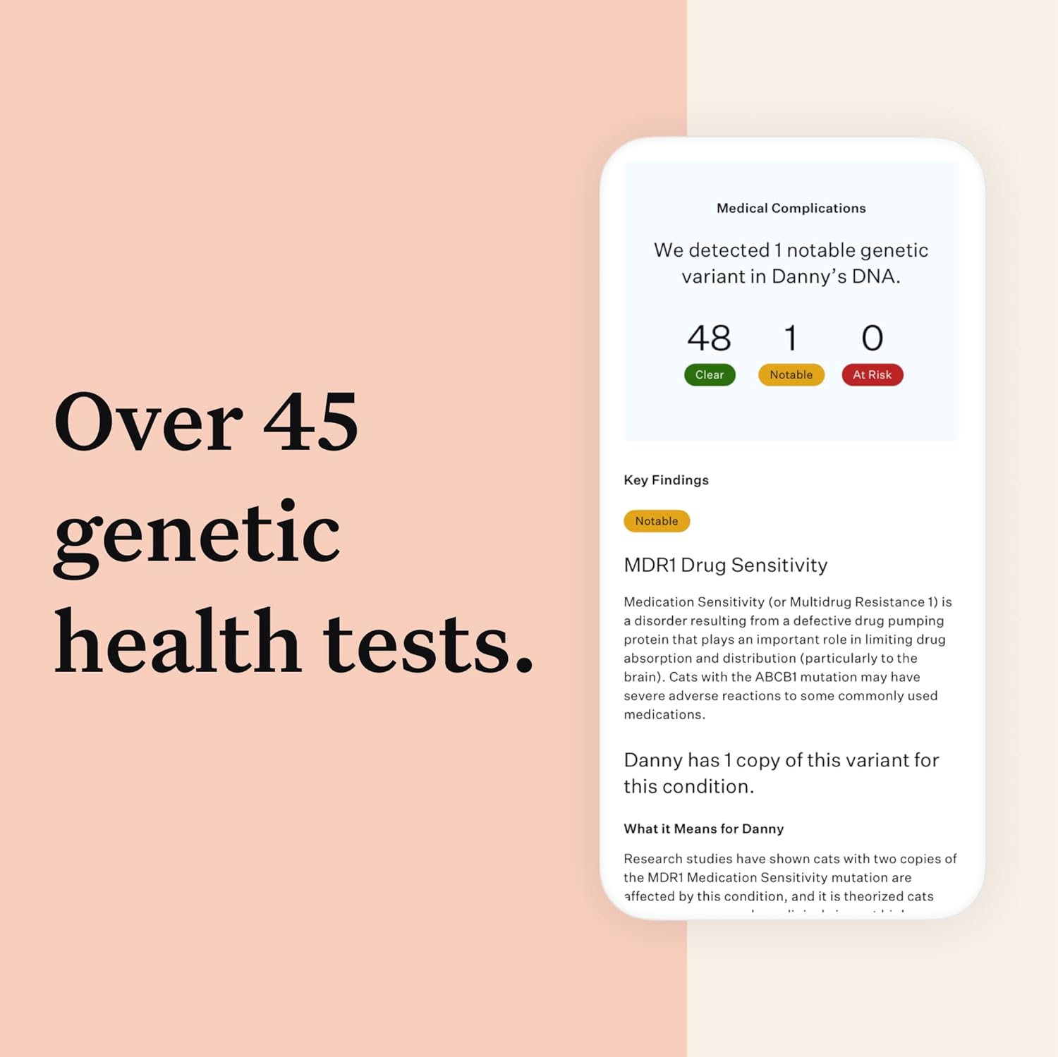 Wisdom Panel Complete: Comprehensive Cat DNA Test kit for 45 Health Genetic Health Conditions, 70+ Breeds and populations, 25+ Traits, Blood Type - 1 Pack-2