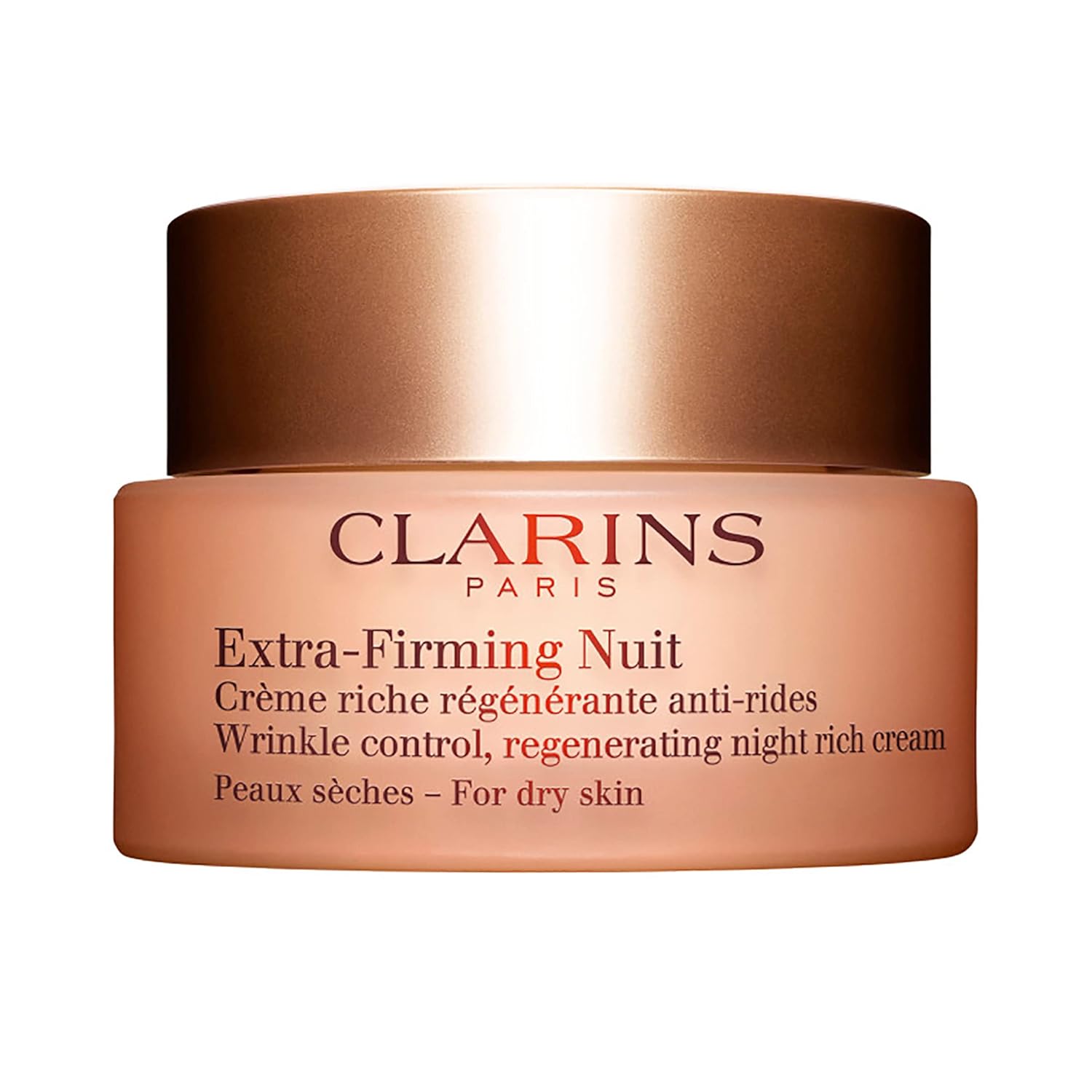 CLARINS Extra-Firming Night Cream | Anti-Aging Moisturizer | In Just 2 Weeks, Skin Appears Visibly Regenerated, Firmer and Tighter* | Evens Skin Tone | Nourishes and Soothes | Dry Skin Type | 1.6 Oz-0