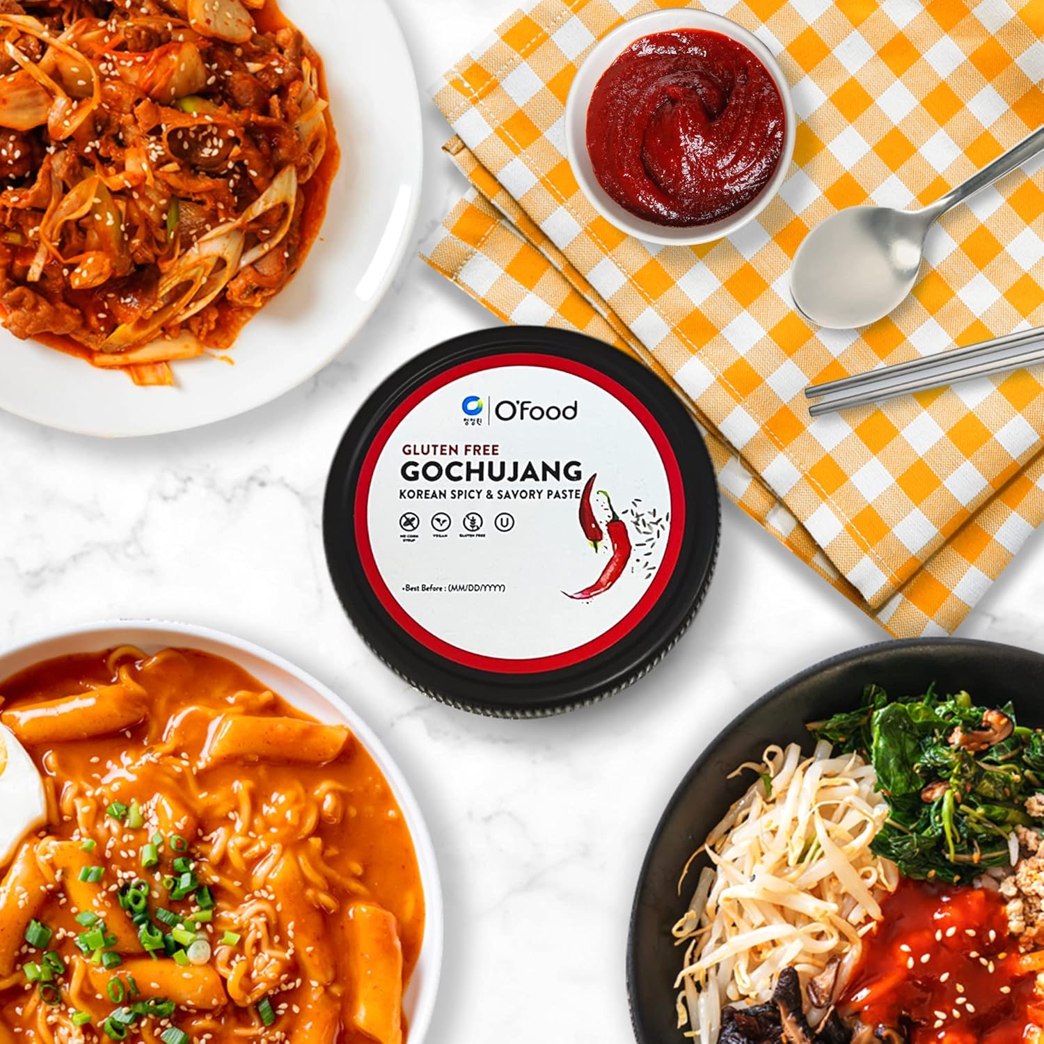 Chung Jung One O'Food Gluten-Free Gochujang Korean Red Chili Pepper Paste Hot Sauce, Spicy, Sweet and Savory Fermented Condiment-3