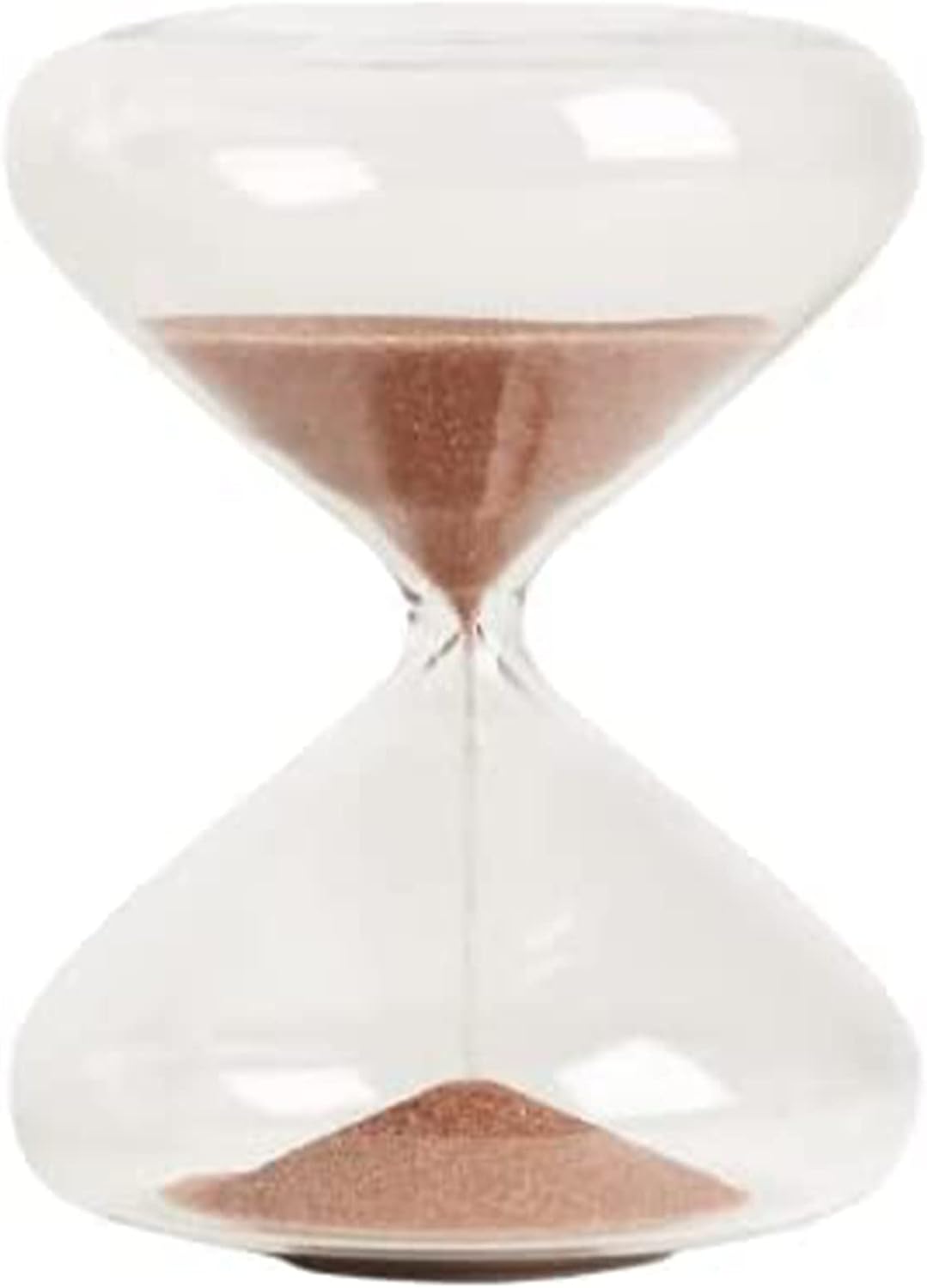 Mindful Focus 5-Minute Hourglass Sand Timer, Desk Timer for Productivity and Time Management, Minimalist Hourglass Timer, Hour Glasses Decorative Gifts, 3.3 (L) x 2.9 (W) inches - Intelligent Change-0