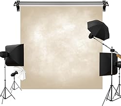 Kate 6.5x6.5ft/2x2m Light Yellow Backdrop Cream Abstract Texture Portrait Photography Background Photo Studio Props