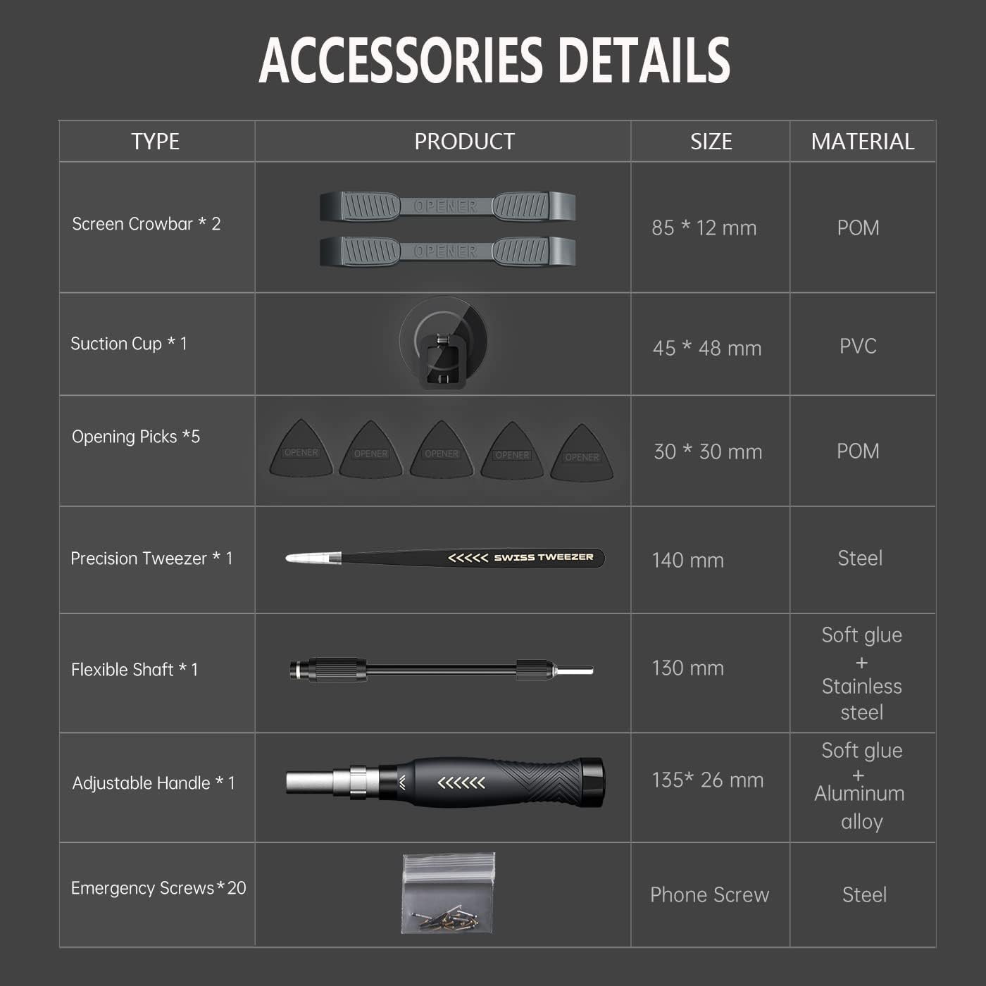 Precision Screwdriver Set, Laptop Screwdriver Kit, JAKEMY 164 in 1 Professional Computer Screwdriver Repair Kit with T6 Torx Screwdriver for MacBook, iPhone, Watch, Camera, Eyeglass, Xbox, DIY-5