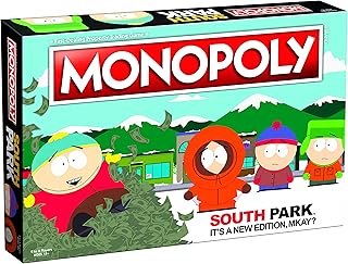 Monopoly South Park | Based on Comedy Central Show Featuring Familiar Locations, Episodes, and Characters Officially-Licensed & Collectible For 2-6 Players