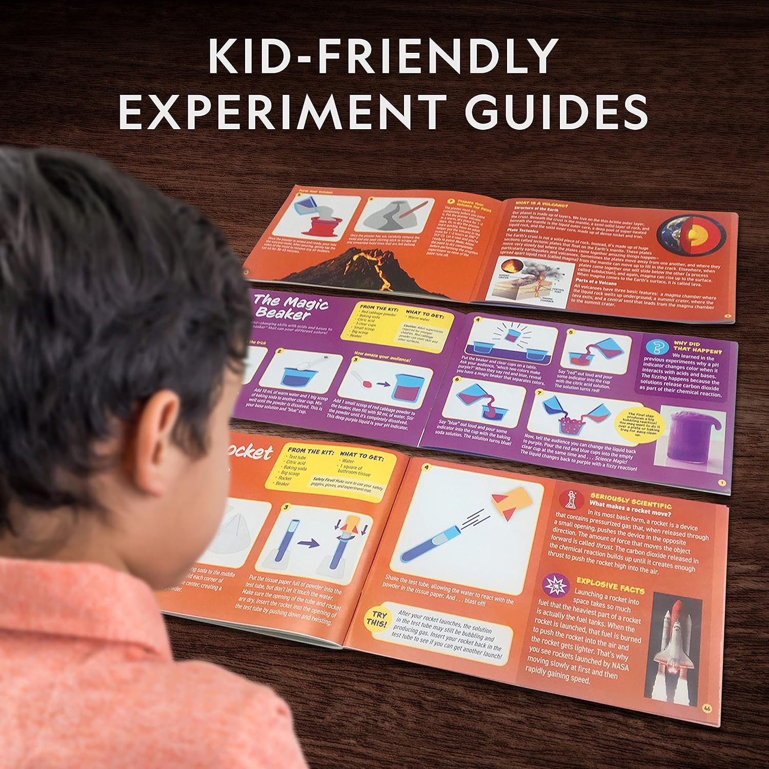 NATIONAL GEOGRAPHIC Mega Science Lab - Science Kit for Kids with 75 Easy Experiments, Featuring Earth Science, Chemistry Set, and Science Magic STEM Projects for Boys and Girls (Amazon Exclusive)-6