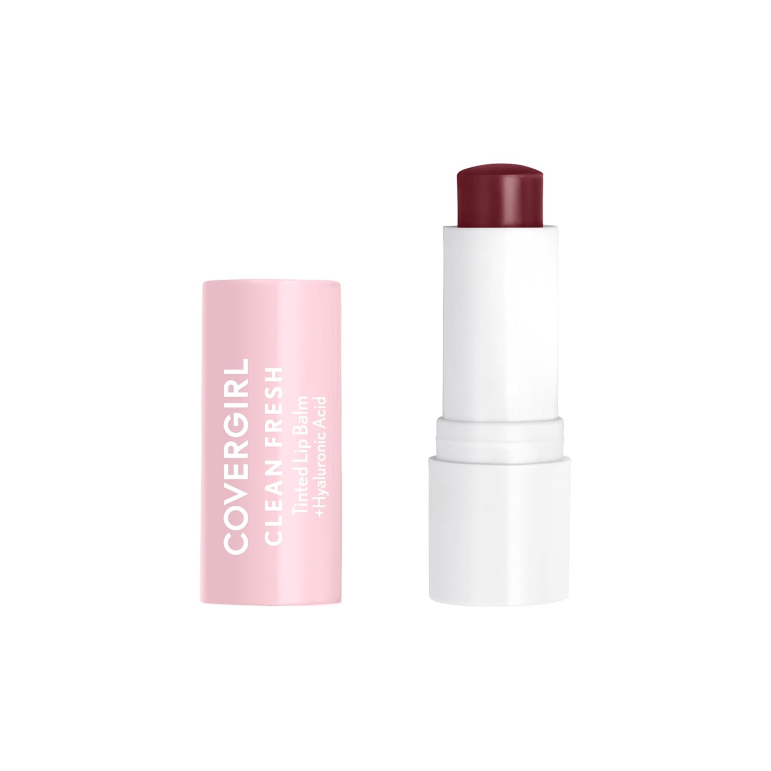 CoverGirl Clean Fresh Tinted Lip Balm, Vegan Formula, Hydrating, Natural Finish, Cruelty Free, Bliss You Berry, 1 Count-0