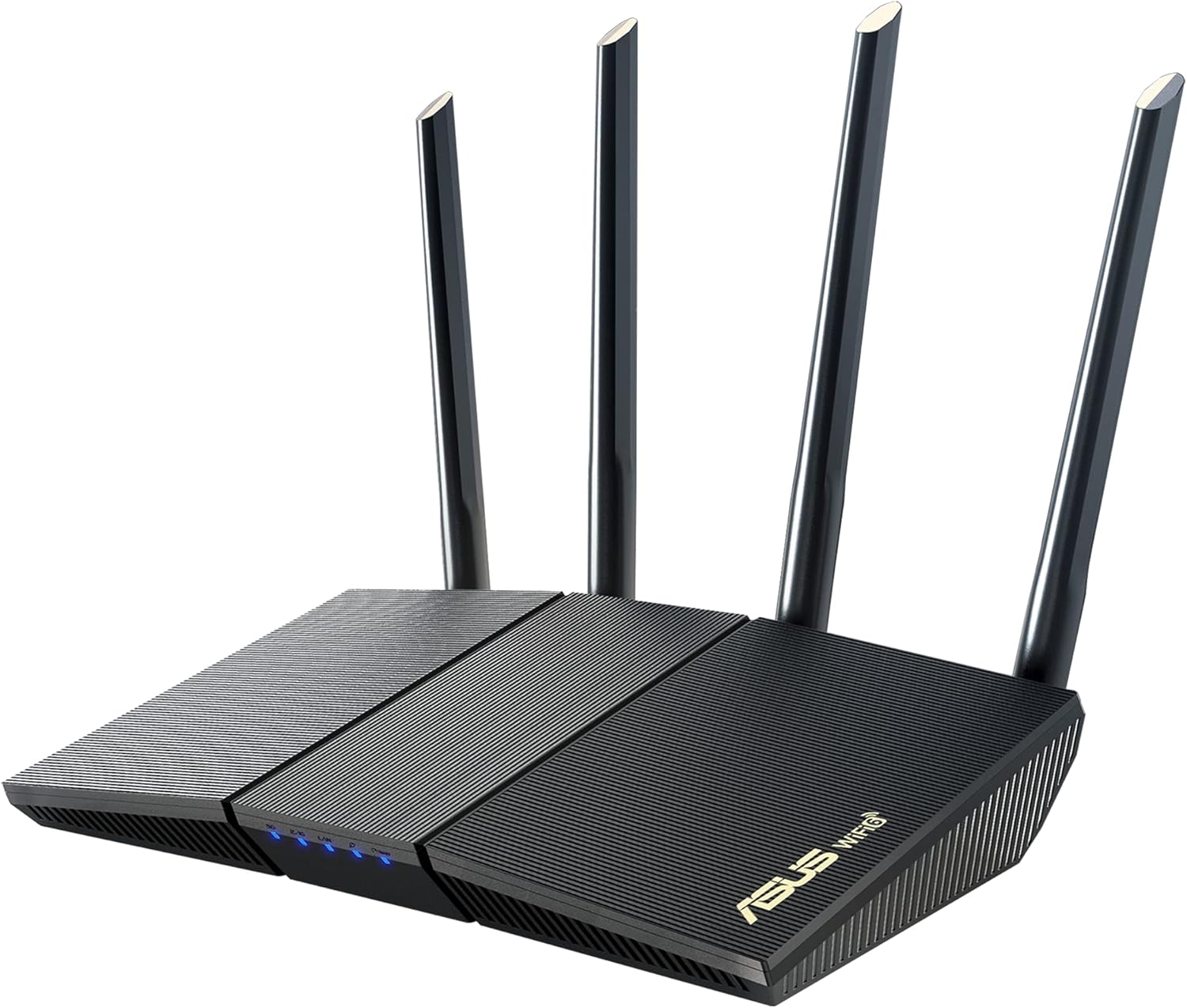 ASUS RT-AX1800S Dual Band WiFi 6 Extendable Router, Subscription-Free Network Security, Parental Control, Built-in VPN, AiMesh Compatible, Gaming & Streaming, Smart Home-0