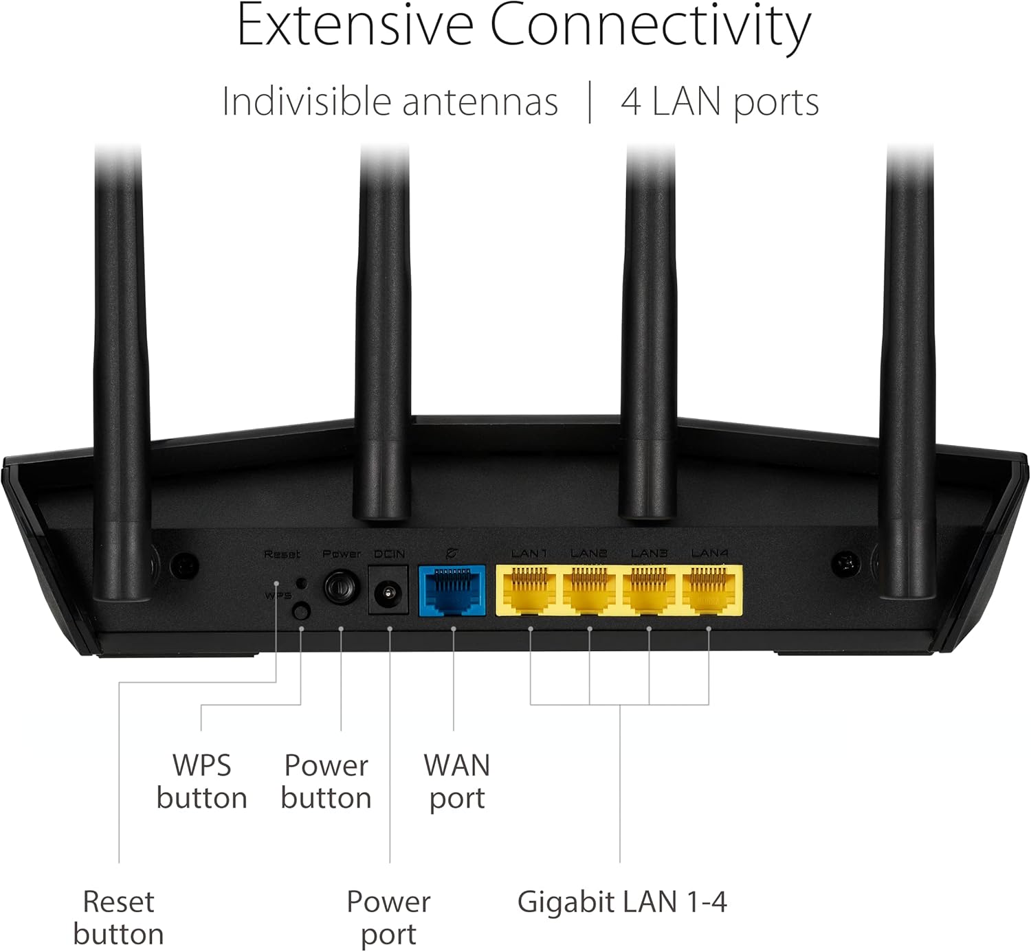 ASUS RT-AX1800S Dual Band WiFi 6 Extendable Router, Subscription-Free Network Security, Parental Control, Built-in VPN, AiMesh Compatible, Gaming & Streaming, Smart Home-5