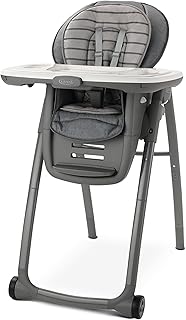 Graco Table2Table Premier Fold 7 in 1 Convertible High Chair | Converts to Dining Booster Seat, Kids Table, and More, Maison