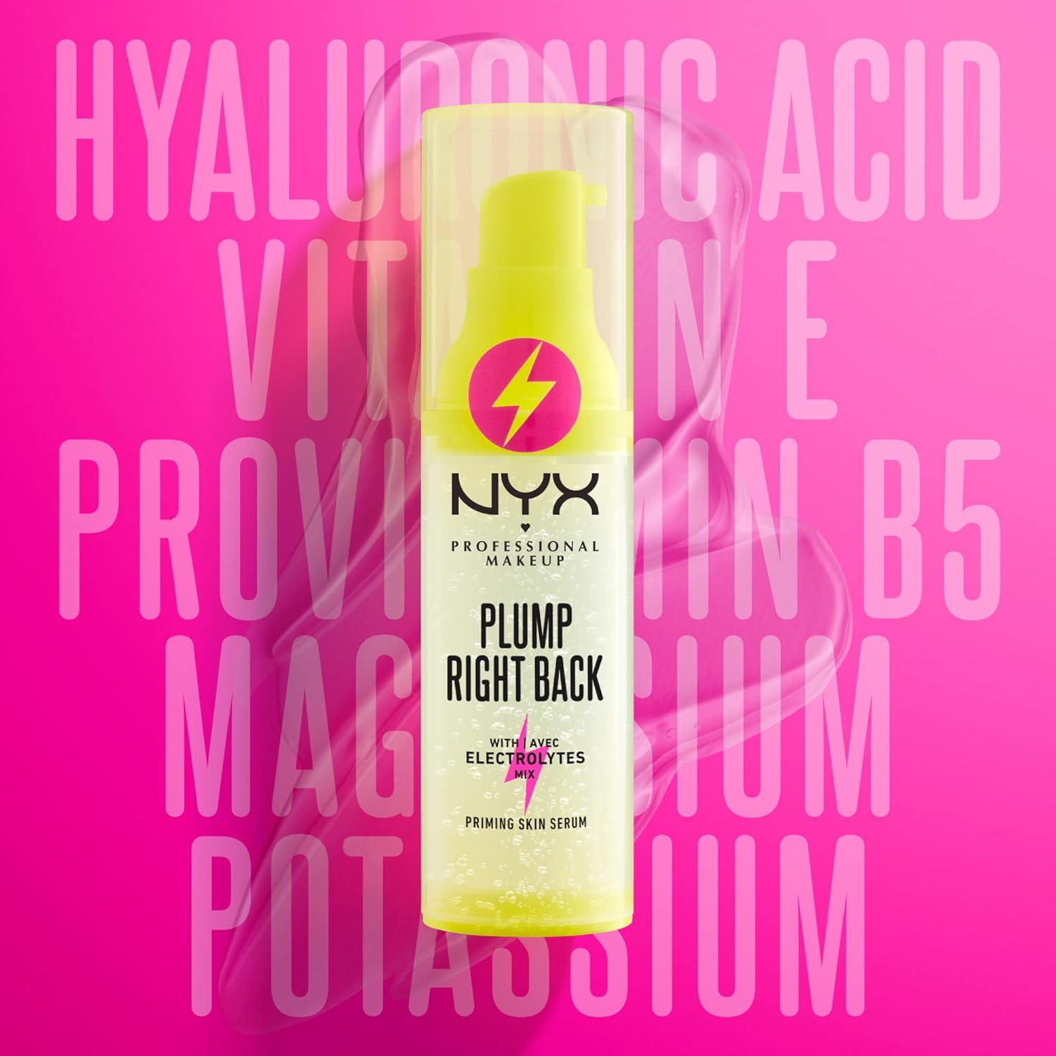 NYX PROFESSIONAL MAKEUP Plump Right Back Plumping Serum & Primer, With Hyaluronic Acid-5