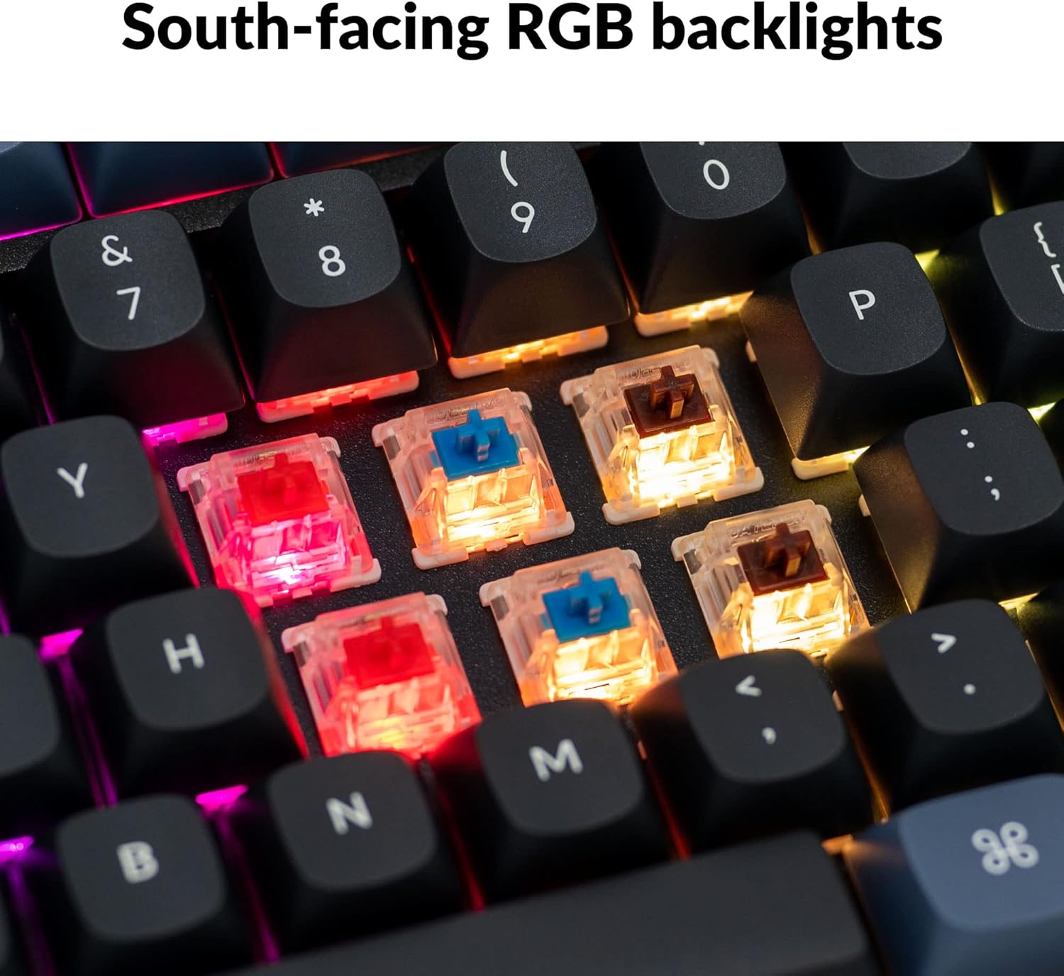 Keychron Q6 Wired Custom Mechanical Keyboard, QMK/VIA Programmable Macro, Full-Size Aluminum RGB Backlit, Double Gasket Hot-Swappable Gateron G Pro Red Switch Compatible with Mac Windows Linux-Black-3