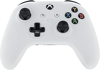 ECHZOVE Xbox Series X/S Controller Silicone Cover Case, Rubber Skin for Xbox Series X/S Controller - Clear