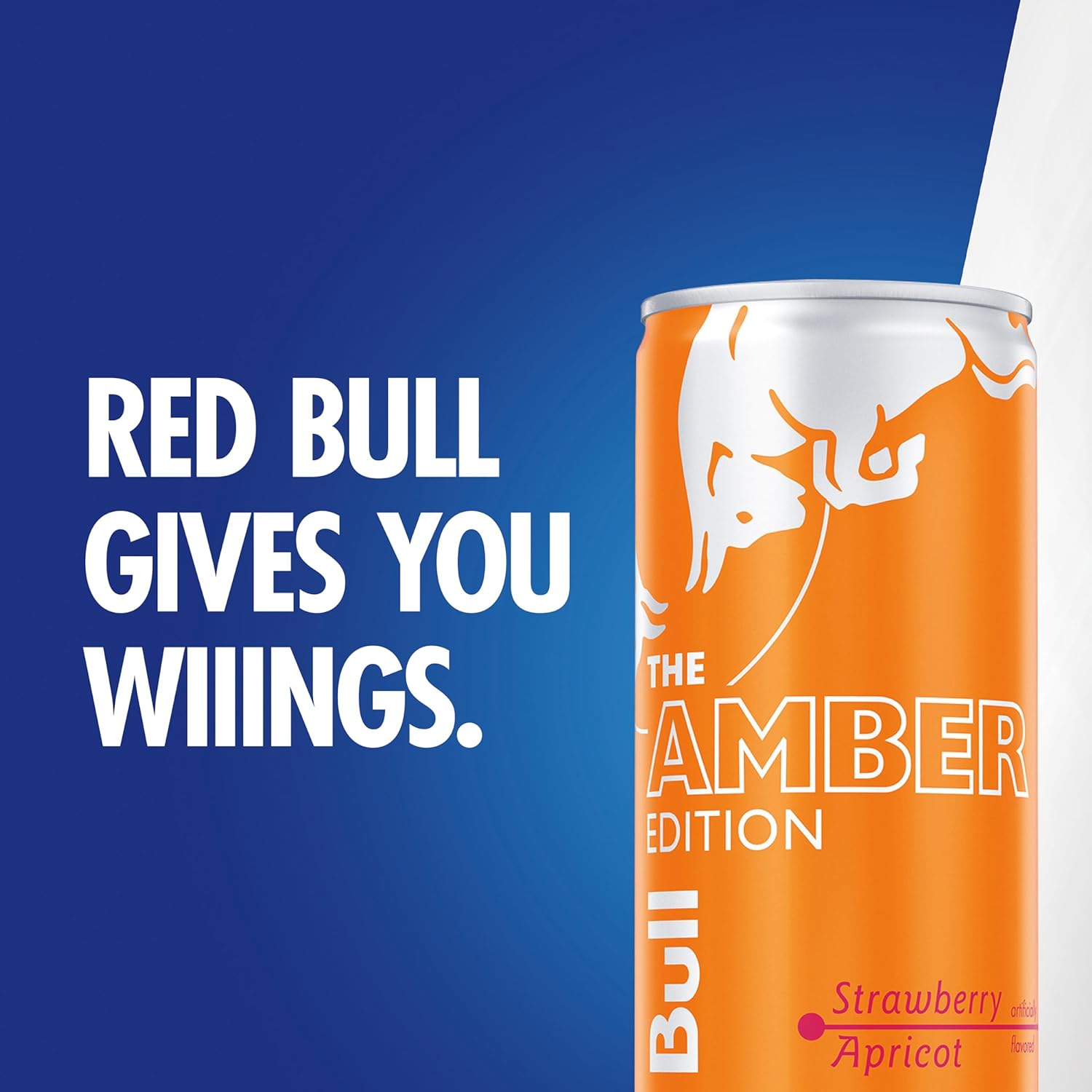 Red Bull Amber Edition Strawberry Apricot Energy Drink, 8.4 Fl Oz, (Pack of 24)-2