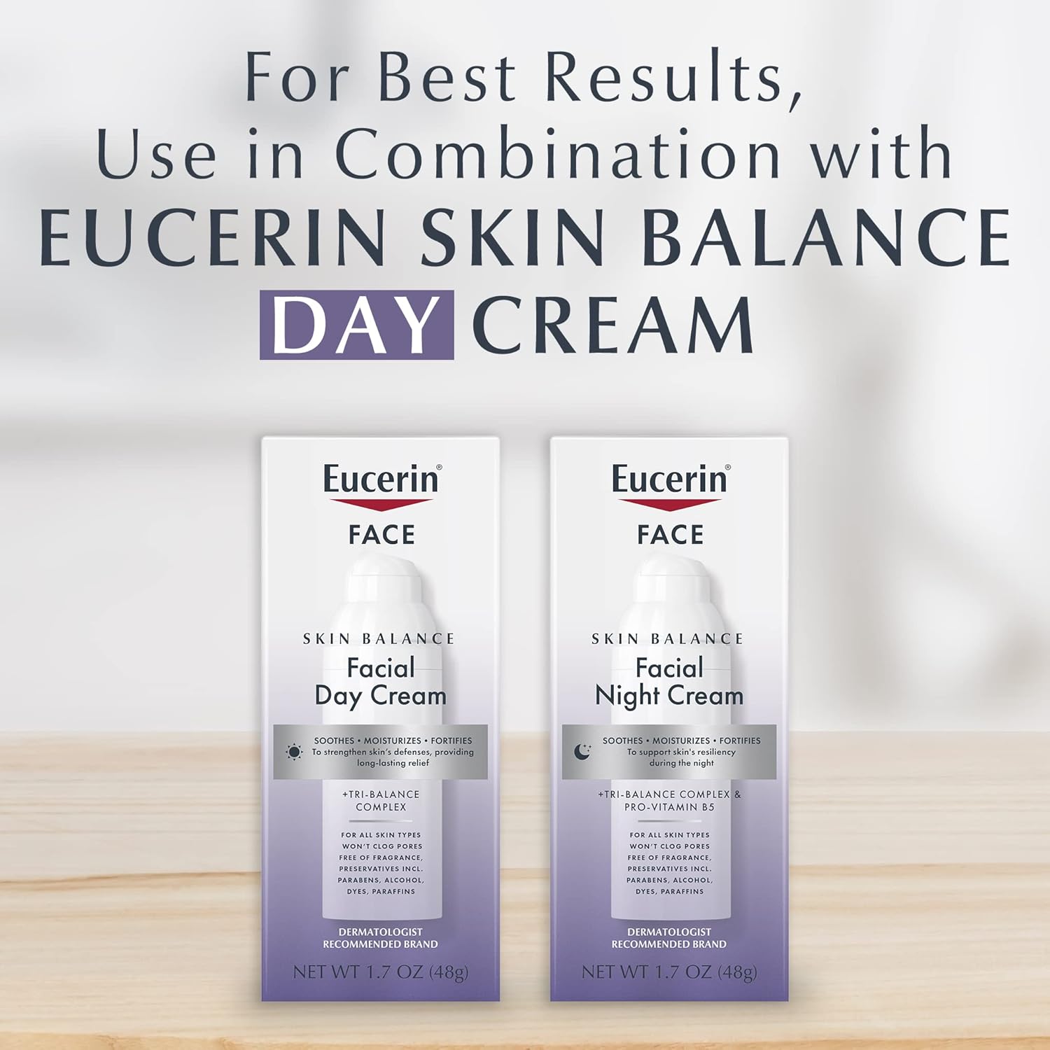 Eucerin Skin Balance Night Cream, Sensitive Skin Face Moisturizer Enriched with Tri-Balance Complex, 1.7 Oz Bottle-12