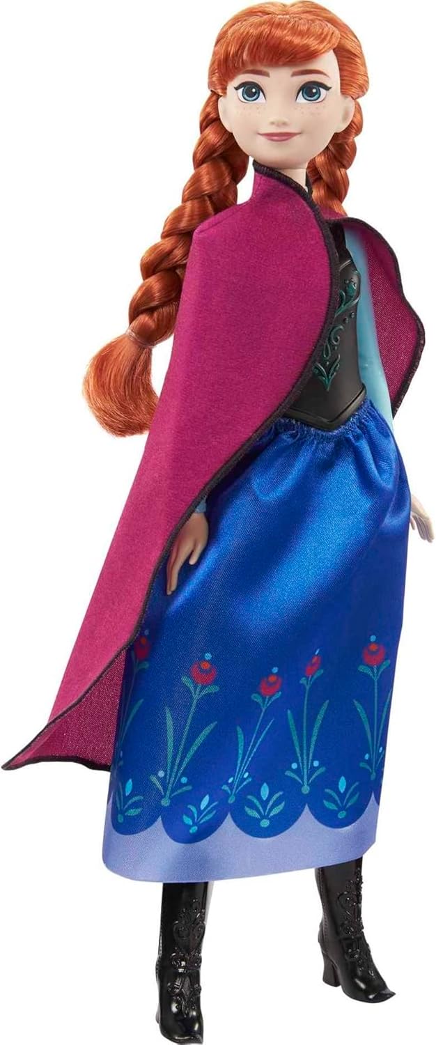 Mattel Disney Frozen Toys, Anna Fashion Doll & Accessory with Signature Look, Inspired by the Movie-6