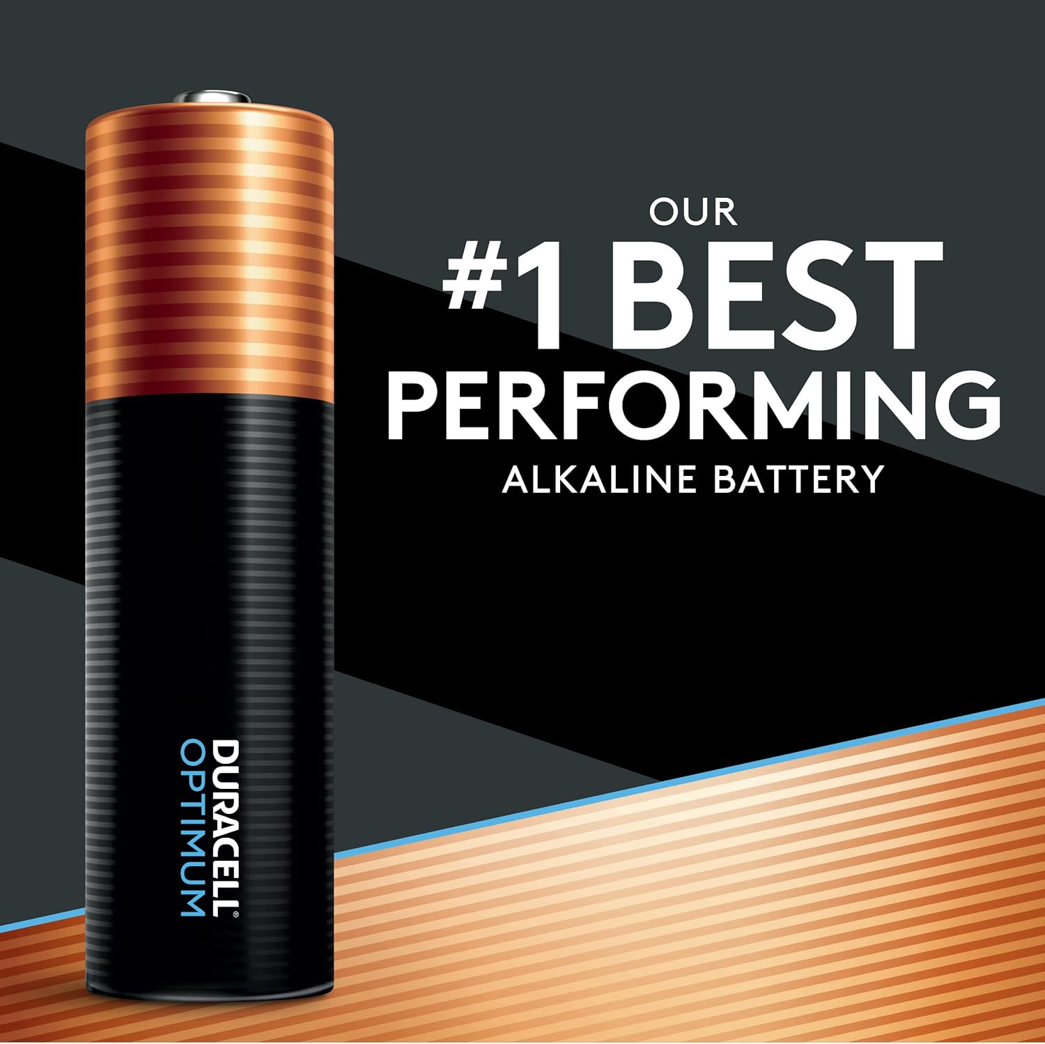 Duracell Optimum AA Batteries, 28 Count Pack Double A Battery with Power Boost Ingredients, Long-lasting Power Alkaline AA Battery for Household Devices (Ecommerce Packaging)-2