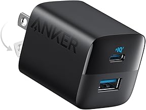 USB C Charger 33W, Anker USB C Charger Block, 2 Port Compact Charger with Foldable Plug for iPhone 16/15/14 and More Series, Galaxy, iPad and More