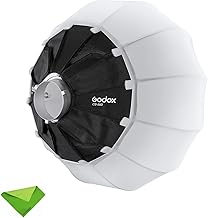 GODOX CS-50D Lantern Softbox 50cm/20inch Omni-Directional Light Modifier Bowens Mount for Godox SL60W SL150 II, UL150, VL150 Light for Video Recording, Live Streaming, and Film Making