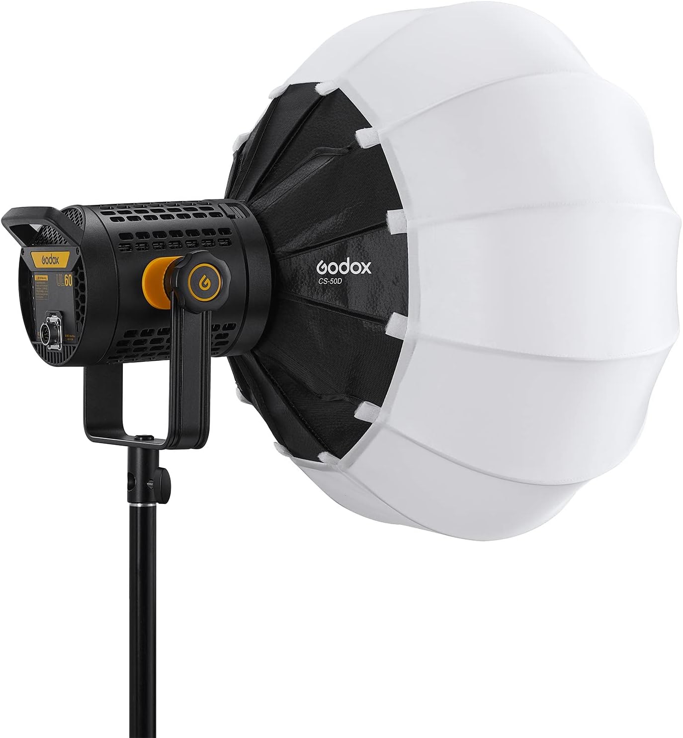 GODOX CS-50D Lantern Softbox 50cm/20inch Omni-Directional Light Modifier Bowens Mount for Godox SL60W SL150 II, UL150, VL150 Light for Video Recording, Live Streaming, and Film Making-5