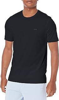 BOSS Men's Small Logo Cotton Crewneck T-Shirt