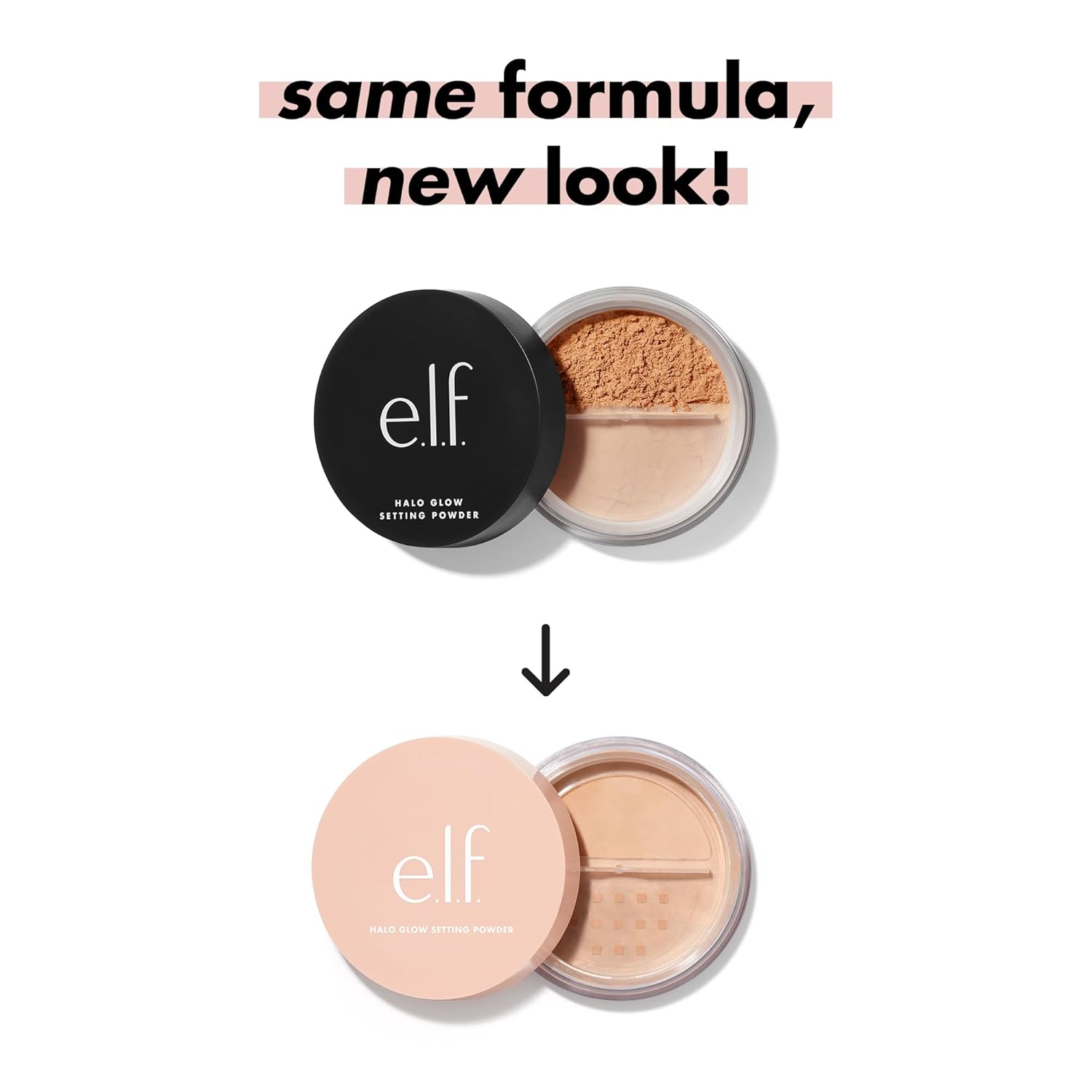 e.l.f. Halo Glow Setting Powder, Silky Powder For Minimizing Pores & Fine Lines, Delivers A Semi-Matte Finish, Vegan & Cruelty-Free, Light Pink-2