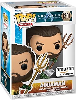 Funko Pop! Movies: Aquaman and The Lost Kingdom - Aquaman Diamond Glitter, Amazon Exclusive