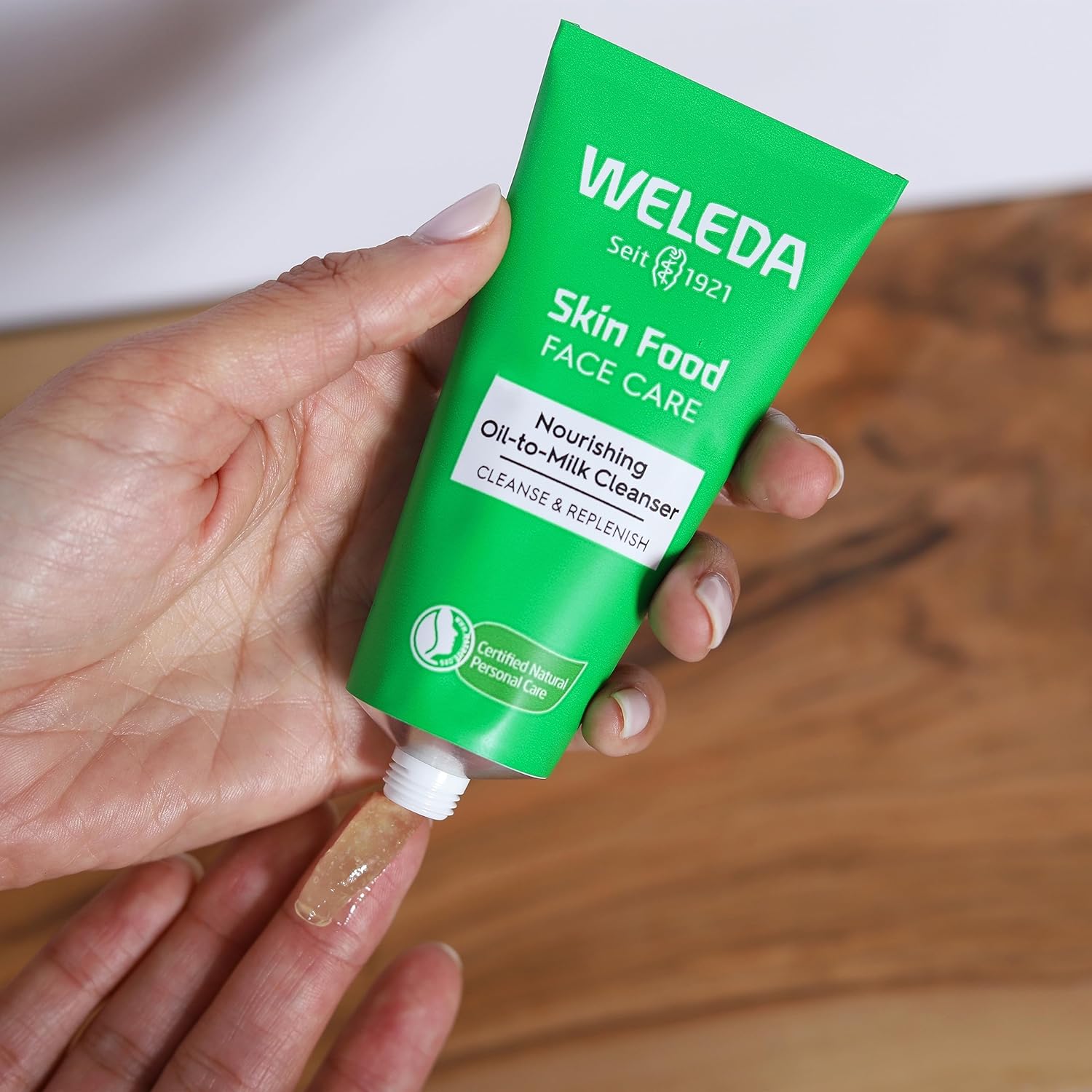 Weleda Skin Food Face Care Nourishing Oil-to-Milk Cleanser, 2.5 Fluid Ounce, Plant Rich Cleanser with Sunflower Seed Oil, Chamomile Extract and Pansy-7