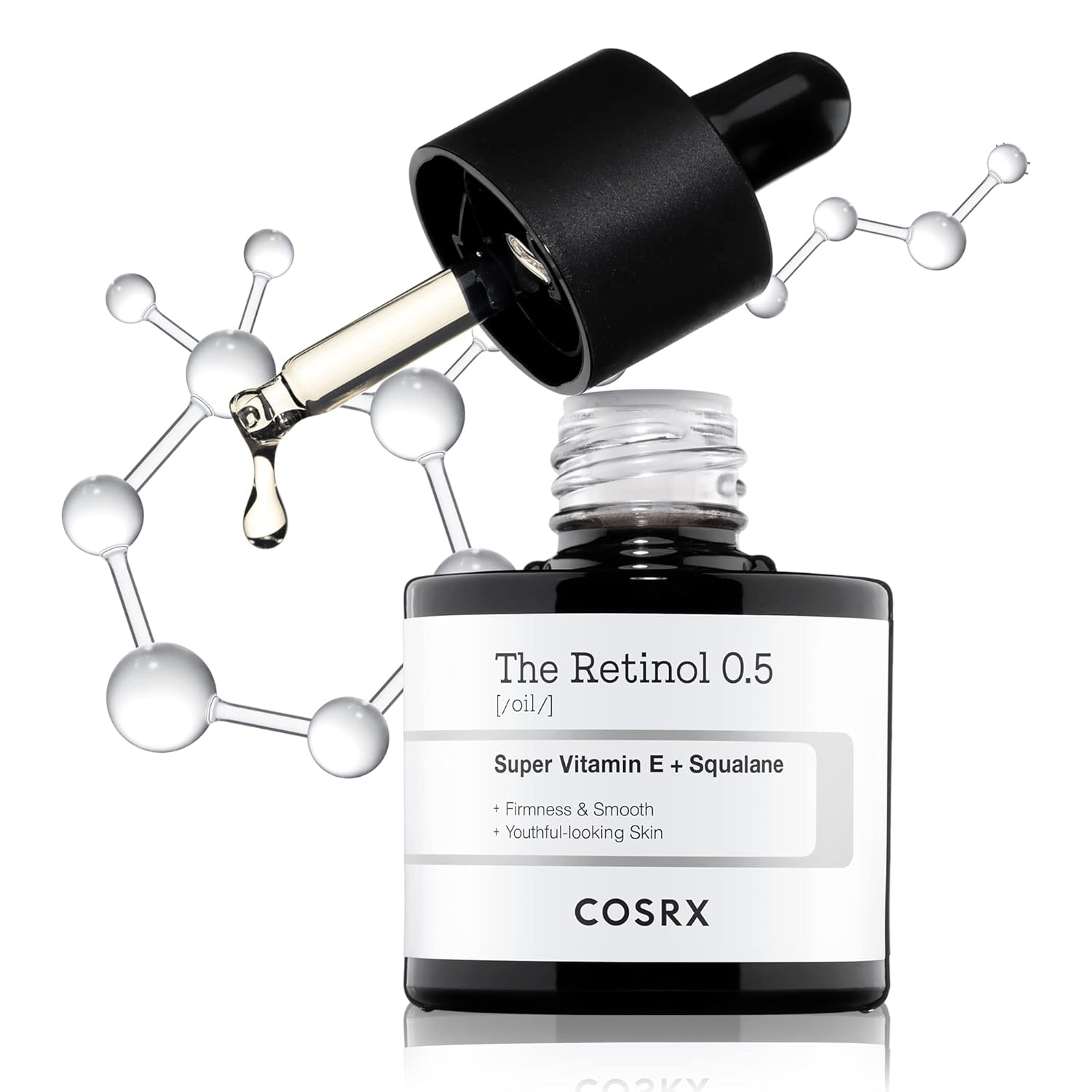 COSRX Retinol 0.5 Oil, Anti-aging Serum with 0.5% Retinoid Treatment for Face, Reduce Wrinkles, Fine Lines, & Signs of Aging, For Day & Night, Not Tested on Animals, Korean Skin Care-0