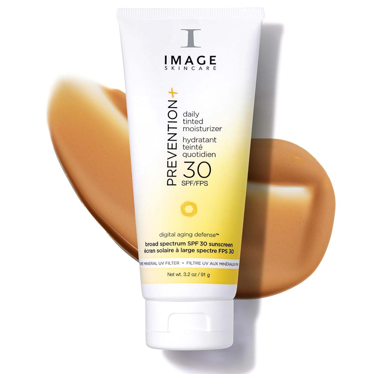 IMAGE Skincare, PREVENTION+ Daily Tinted Moisturizer SPF 30 Sunscreen, No White Cast, 3.2oz-0