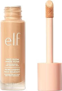 e.l.f. Halo Glow Liquid Filter, Complexion Booster For A Glowing, Soft-Focus Look, Infused With Hyaluronic Acid, Vegan & Cruelty-Free, 2 Fair/Light