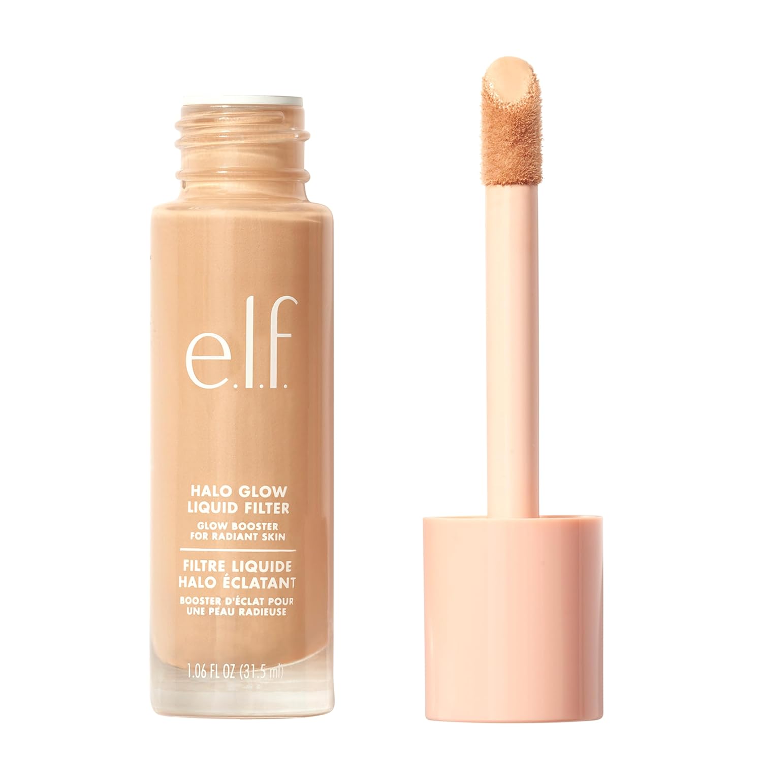 e.l.f. Halo Glow Liquid Filter, Complexion Booster For A Glowing, Soft-Focus Look, Infused With Hyaluronic Acid, Vegan & Cruelty-Free, 2 Fair/Light-0