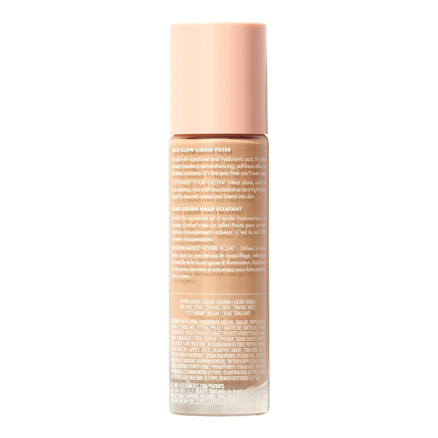 e.l.f. Halo Glow Liquid Filter, Complexion Booster For A Glowing, Soft-Focus Look, Infused With Hyaluronic Acid, Vegan & Cruelty-Free, 2 Fair/Light-6