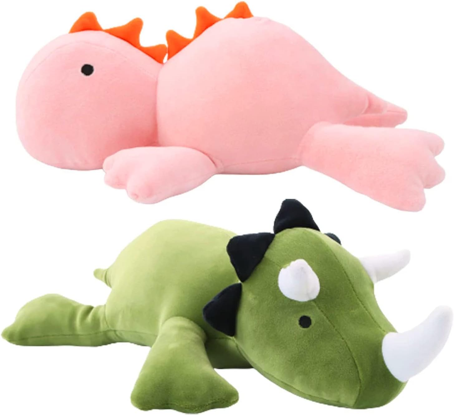 Weighted Plush Dino, 24" 3.5 lbs Stuffed Weighted Plush Animal Dino Throws Pillow-6