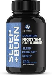 Night Time Fat Burner | Shred Fat While You Rest | Hunger Suppressant, Carb Blocker & Weight Loss Support Supplements | Burn Belly Fat, Support Metabolism & Rest Easily | 120 Nighttime Pills